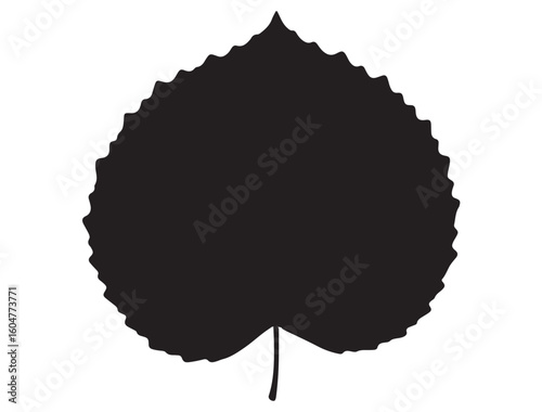 ASPEN LEAF SILHOUETTE