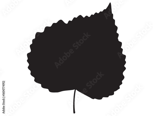ASPEN LEAF SILHOUETTE