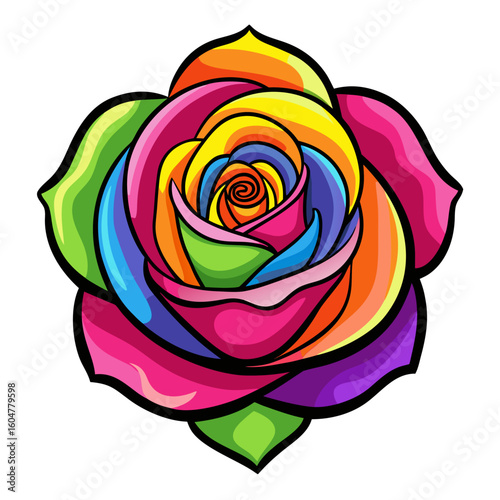 red rose on white background
