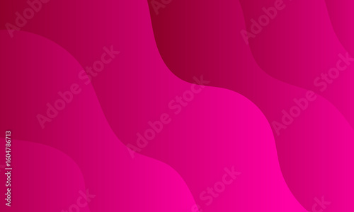 abstract pink stripes lines sea wave curves shapes on smooth gradient color textured pattern background
