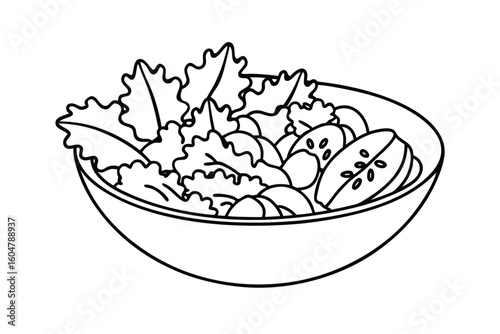 Kale Salad With Apple Slices Raisins And