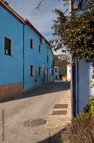 Fototapeta Naklejka Na Ścianę i Meble -  Juzcar is a small municipality located in Andalusia, Spain.