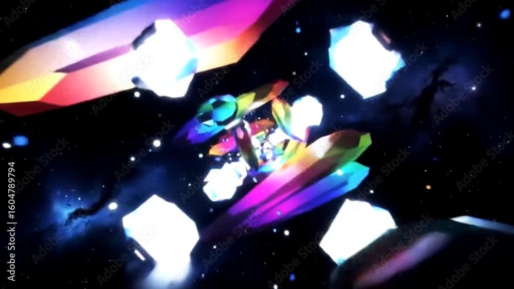 Crystal Prism Galaxy Loop