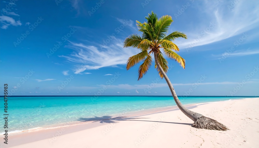 Obraz premium Tropical paradise beach scene (2)