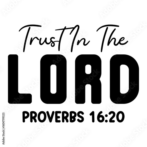 Trust In The Lord Proverbs 1620