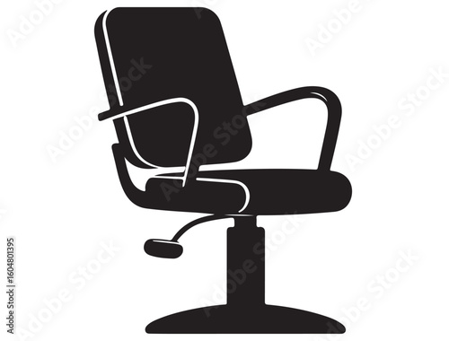 Wallpaper Mural SALON CHAIR SILHOUETTE Torontodigital.ca