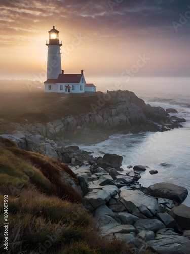 lighthouse on the coast