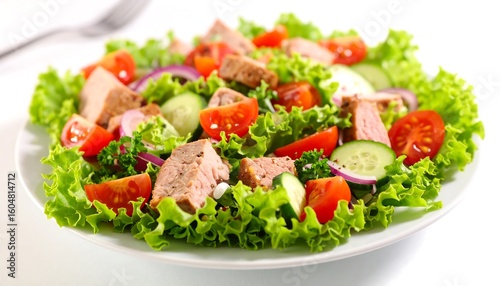 Wallpaper Mural Tuna salad with fresh vegetables Torontodigital.ca