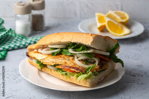 Turkish Fish Bread - Fish s...