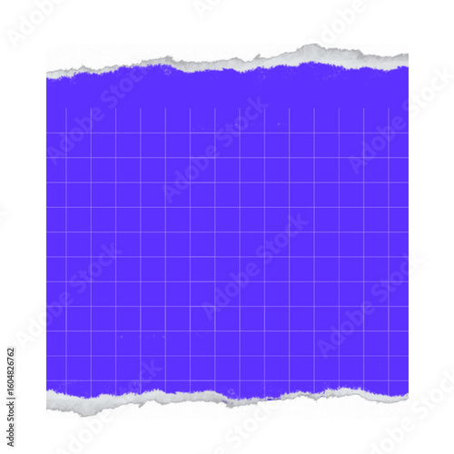 blue background with paper