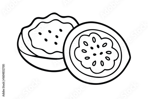 Sliced Lotus Root Clean Style No Text
