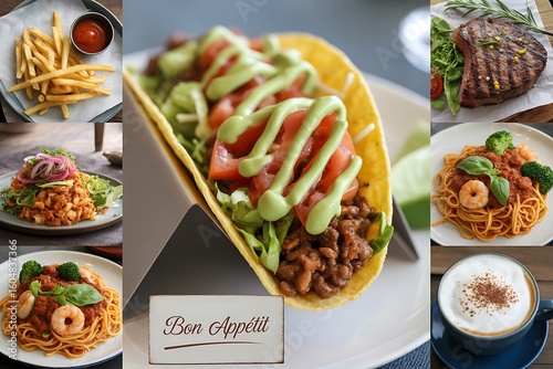 A Delicious Assortment of Popular Foods and Drinks from Around the World