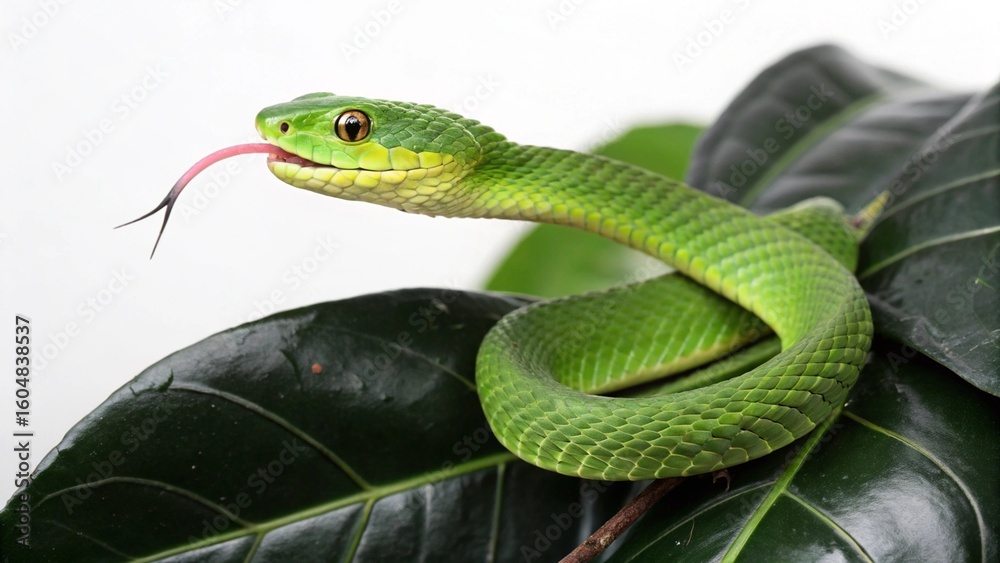 Obraz premium Highly detailed venomous snake.