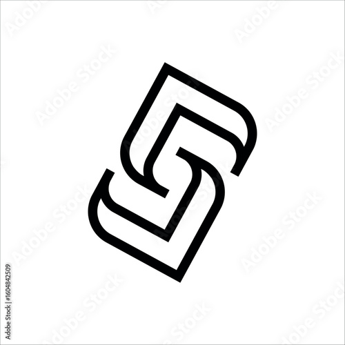 Minimalist S Letter Logo
