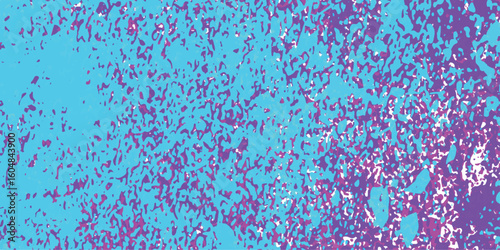 Abstract background artwork featuring a modern artistic composition of turquoise purple and white fragmented forms creating a dynamic and expressive digital pattern.