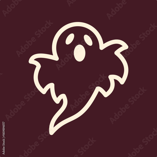 Ghost trendy useful important vector Illustration design magnificent colorful background