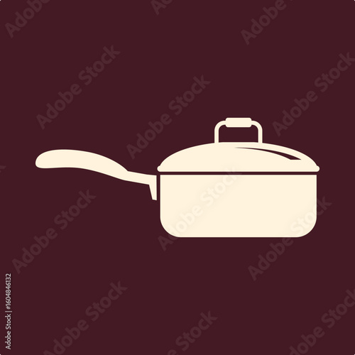 Coocking pan trendy useful important vector Illustration design magnificent colorful background