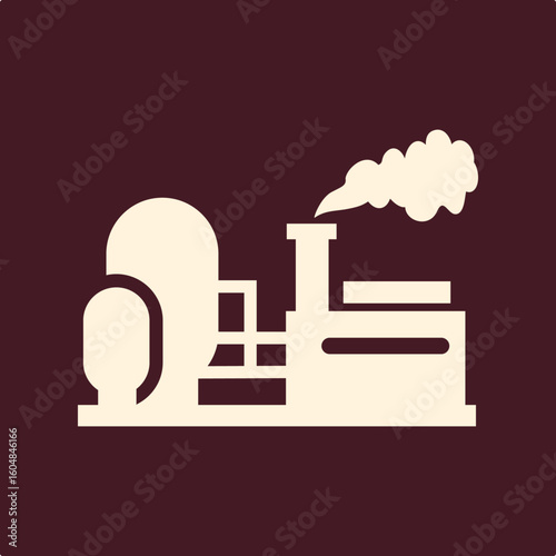 Factory trendy useful important vector Illustration design magnificent colorful background