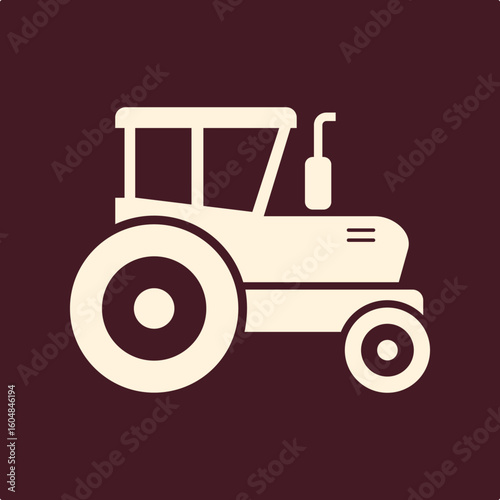 Tractor trendy useful important vector Illustration design magnificent colorful background