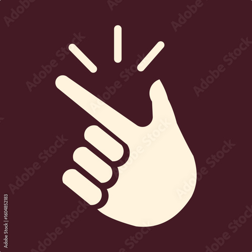 Thumb Up trendy useful important vector Illustration design ravishing colorful background