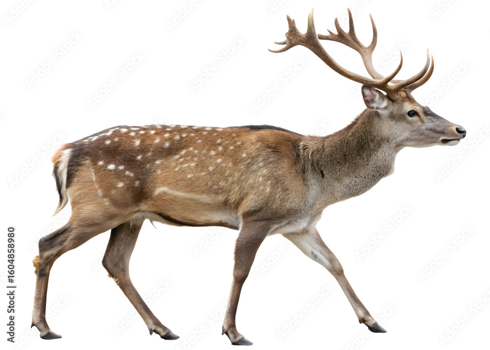Fototapeta premium Deer isolated on white