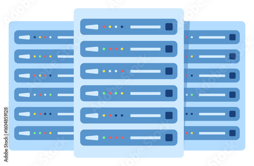 server mainframe vector icon