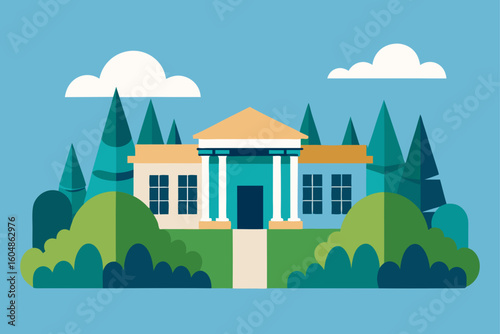 houses on the hill