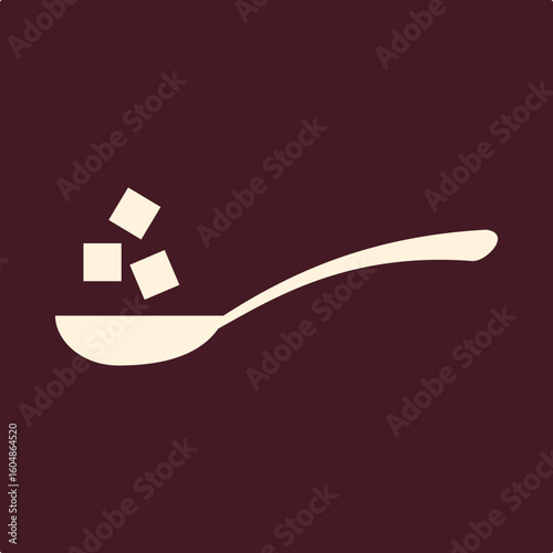 Sugar trendy useful important vector Illustration design fascinating colorful background