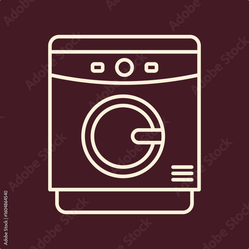 Washing machine trendy useful important vector Illustration design fascinating colorful background