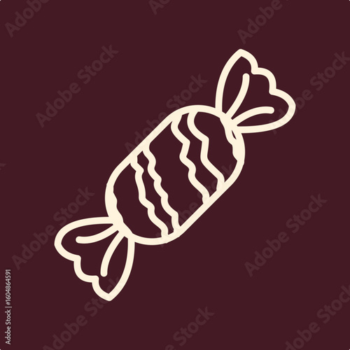 Toffee trendy useful important vector Illustration design fascinating colorful background