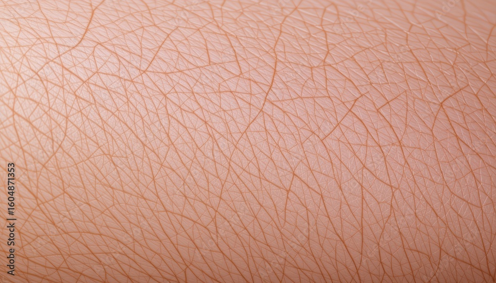 Fototapeta premium Closeup Human Skin Texture Against Neutral Background