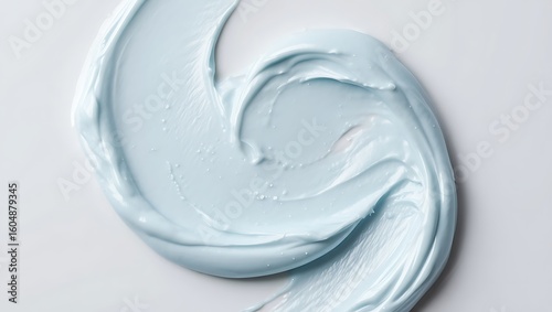 Pale blue cream swirl texture smooth