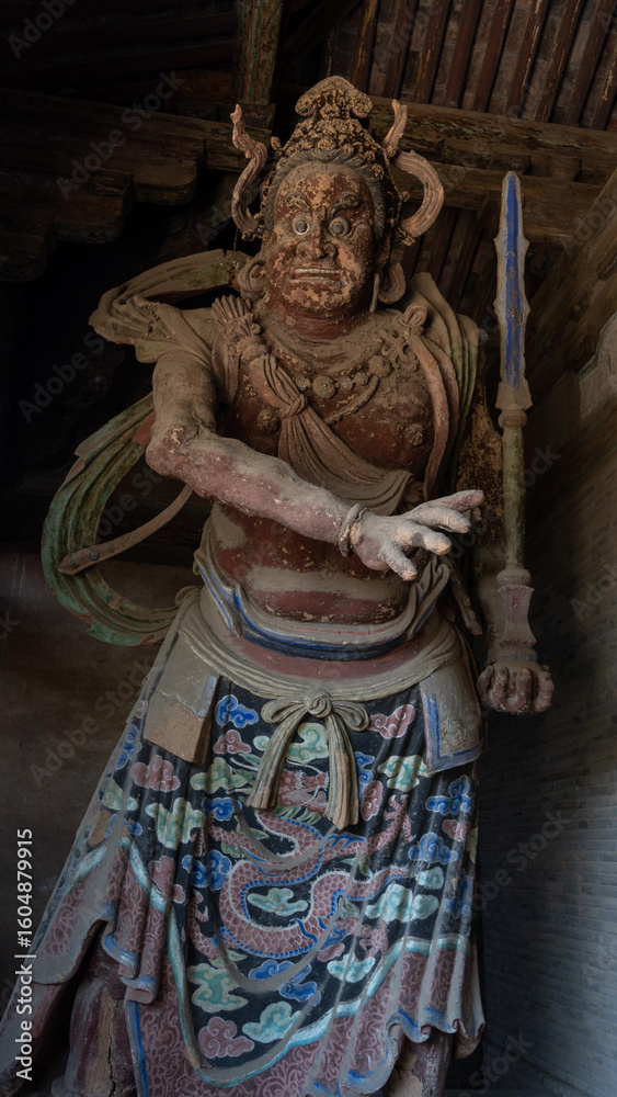 Fototapeta premium Mighty Warrior Guardians of dule temple