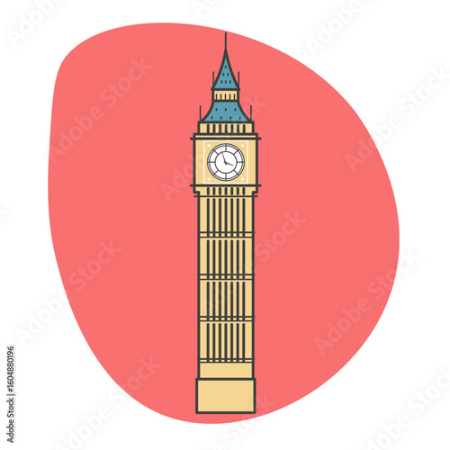 Vector illustration of big ben
