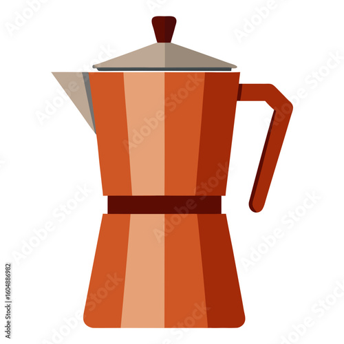 Coffee Pot   icon featuring toast, eggs, coffee, and more. Perfect vector for food-themed design