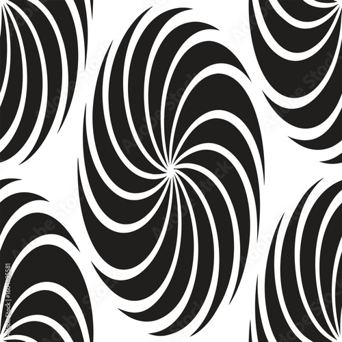abstract patterns creating a vor silhouettes