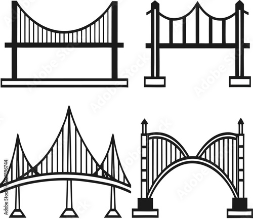 silhouettes of various types of silhouettes