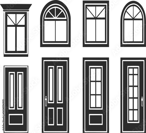 silhouettes of different types o silhouettes
