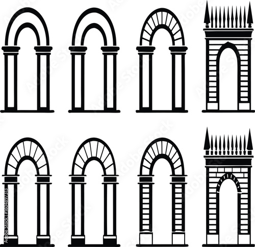 silhouettes of different types o silhouettes