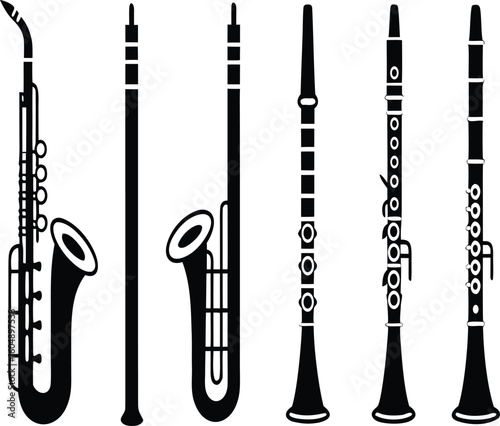silhouettes of different types of silhouettes