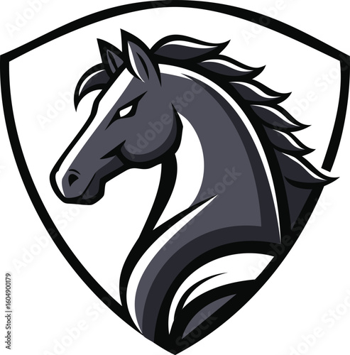 Champion Charger: Bold Horse Head Logo