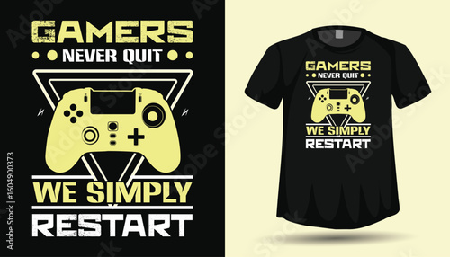 Gaming tshirt design graphics & vector