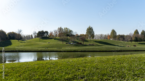 Wallpaper Mural landscape with lake Torontodigital.ca