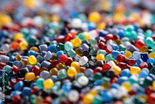 Close-up of colorful plastic pellets (1)