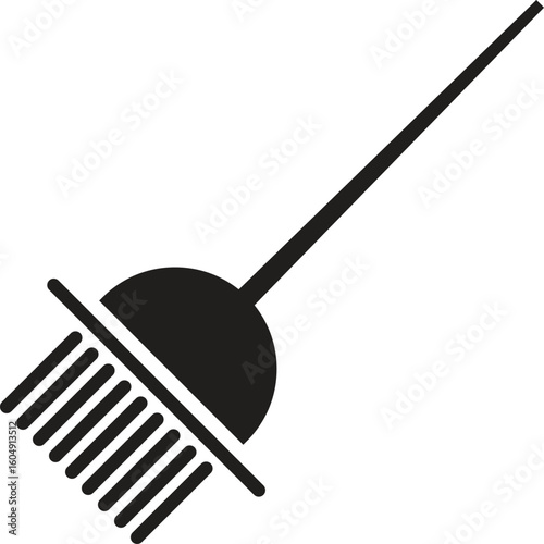 Hair Color Brush, Cosmetics Vector Illustration Isolated