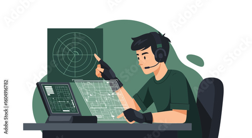 Analyzing Data On Digital Display For Tactical Strategies And Intelligence Gathering