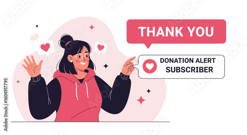 Appreciative Streamer Receives Virtual Donations And Heartfelt Subscriber Support
