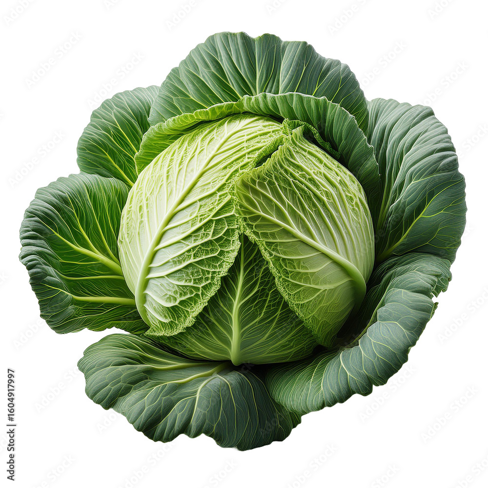 Obraz premium Vegetable PNG Image Without Background Green Cabbage