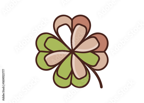 Shamrock clover leaf Vector Illustration