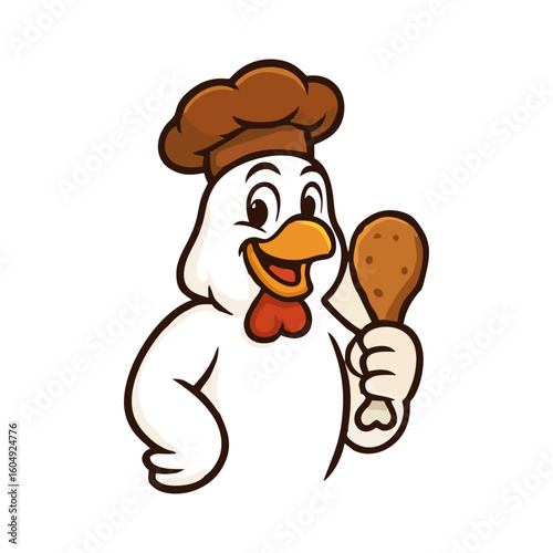 Premium Vector Mascot: Dynamic Rooster Logo for Branding, Food Service, and Esport Identity